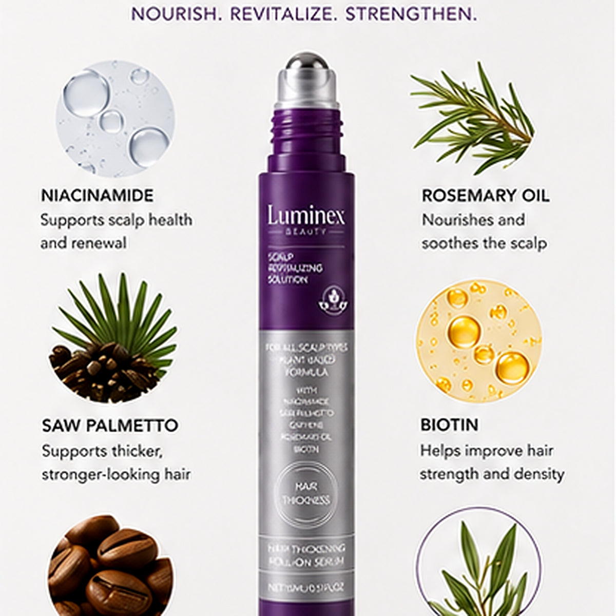 Luminex Root Renewal — Scalp Revitalizing Roll-On Serum